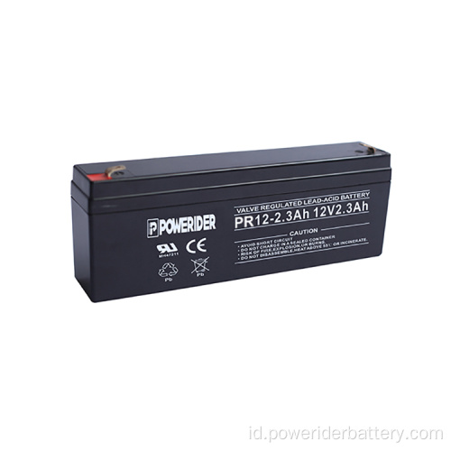 12V 2.3ah baterai asam timbal